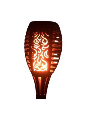 Solar Outdoor Torch Lights Flickering Flame Landscaping Waterproof Set of 8